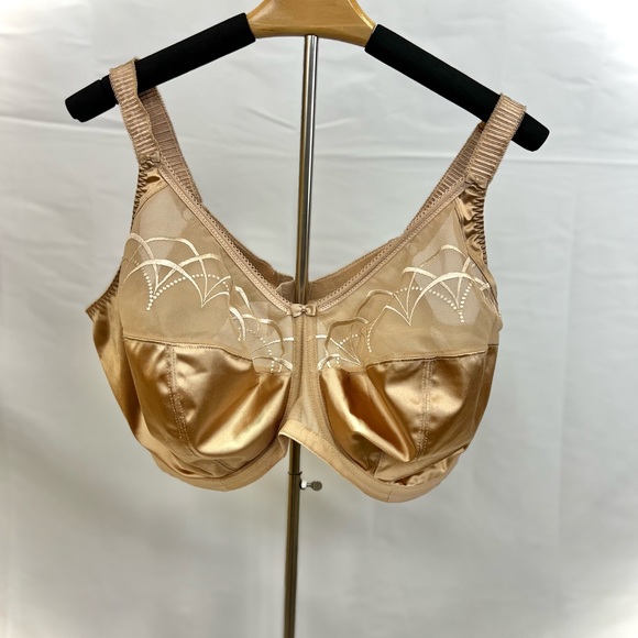 Elomi Cate Full Coverage Bra with Lace and Supportive Straps Size UK 42H - Picture 4 of 7